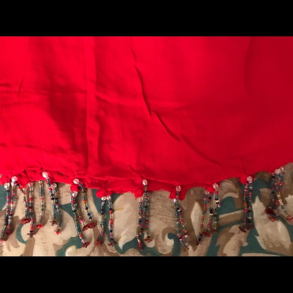 Set of 2 Wrap Around Sarongs with Beads - Picture 6 of 8